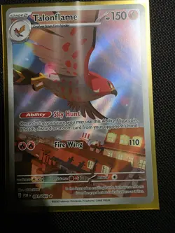 Talonflame 91/88 Illustration Rare, Perfect Order, Full Art Holo Pokemon TCG, NM - Image 1