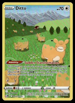 Ditto Crown Zenith: Galarian Gallery Holo GG22/GG70 Pokemon TCG - Image 1