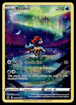 Keldeo Crown Zenith: Galarian Gallery Holo GG07/GG70 Pokemon TCG - Image 1