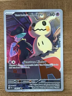 Pokemon TCG Team Rocket's Mimikyu 238/217 Ascended Heroes Illustration Rare NM A - Image 1