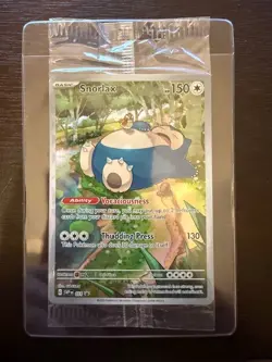 Snorlax SVP 051 Sv: Scarlet & Violet Promo Cards Holo - **SEALED** - Image 2