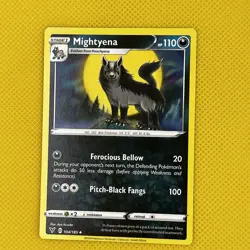 Mightyena 104/185 Uncommon Vivid Voltage 2020 Pokemon Card NM - Image 1