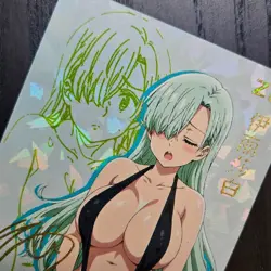 The Seven Deadly Sins Elizabeth Liones K1 Dream Goddess Otaku ZR Foil Card S80 - Image 2