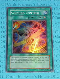 ABPF-EN062 Synchro Control Super Rare Yu-Gi-Oh Card Unl New - Image 1