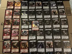Lot of 40 Duel Masters TCG Cards Holo Metalwing Skyterror - Image 1