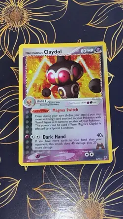Pokemon Card EX Team Magma VS Team Aqua Magma's Claydol 8/95 Holo 2004 NM - Image 1
