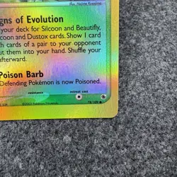 Wurmple 78/109 EX Ruby & Sapphire Common Reverse Holo Pokemon Card - Image 4