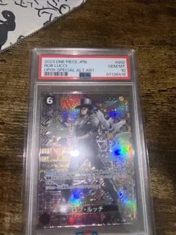 Lucci Alt Art Japanese PSA 10!! One Piece Card Game! - Image 1