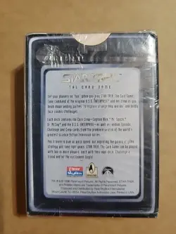 1996 STAR TREK The Card Game 65 Collectable Playing Cards Fleer/SkyBox SEALED - Image 2