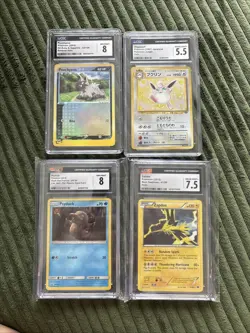 Pokemon Card Lot of 4 Graded CGC Collection - Image 1