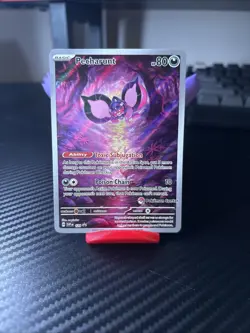 Pecharunt 129 Pokemon Center Shrouded Fable Exclusive Stamped Promo Card - Image 1