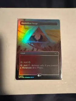 Sunbillow Verge (Borderless) Aetherdrift Foil Magic the Gathering - Image 1