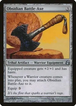 Obsidian Battle-Axe [Morningtide] Magic MTG - Image 1