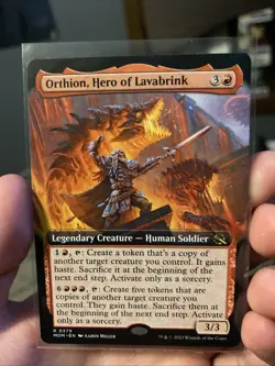 Orthion, Hero of Lavabrink (Extended Art) March of the Machine Regular - Image 1