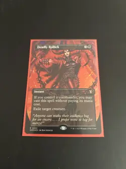 Magic: The Gathering Foil Deadly Rollick Borderless Rare - Image 1