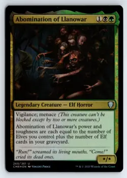 Abomination of Llanowar - Commander Legends- FOIL - Image 1