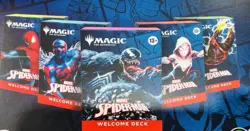 2025 Magic The Gathering Marvel Spider-Man Welcome Deck Complete Set- in hand - Image 1
