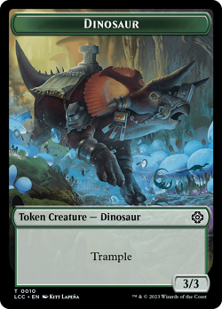 The Monarch // Dinosaur Double-Sided Token [The Lost Caverns of Ixalan - Image 2
