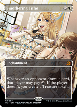 Smothering Tithe (Anime Borderless) [Wilds of Eldraine: Enchanting Tales] Magic - Image 1