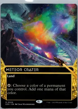 Edge of Eternities: Stellar Sights #26 Meteor Crater (0026) (Borderless) - Image 1