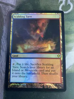 1x Scalding Tarn FOIL , Zendikar, Lightly Played - Image 1