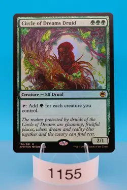 MTG Circle of Dreams Druid Adventures in the Forgotten Realms Foil #176 - Image 1