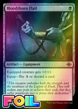 x1 Bloodthorn Flail LCI MTG 93 FOIL UNCOMMON M/NM 1x - Image 1
