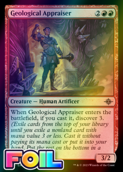 x1 Geological Appraiser LCI MTG 150 FOIL UNCOMMON M/NM 1x - Image 1