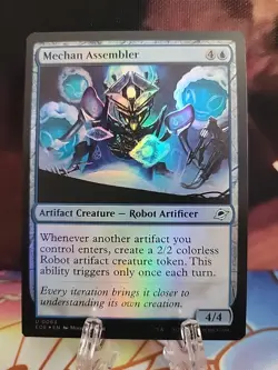 MTG, Edge of Eternities, NM Mechan Assembler Foil - Image 1
