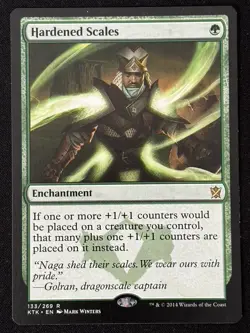 1x MTG Hardened Scales - Khans of Tarkir (KTK) #133 - Magic the Gathering - Image 1