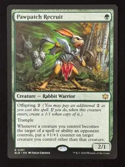 1x MTG Pawpatch Recruit - Bloomburrow (BLB) #187 - Magic the Gathering - Image 1