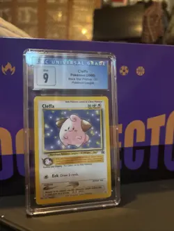 2000 WOTC POKEMON LEAGUE BLACK STAR PROMO CLEFFA #31 CGC 9 MINT - Image 2