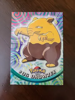 LP! 1999 Topps Pokemon TV Animation Edition Blue Logo Drowzee #96 - Image 1