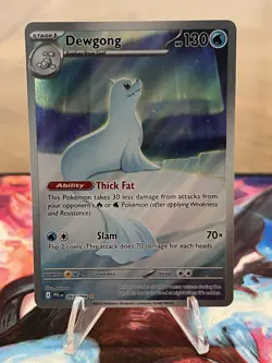 Pokemon TCG Dewgong 097/094 Phantasmal Flames Illustration Rare Near Mint - Image 3
