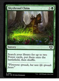 Skyshroud Claim C Commander: Edge of Eternities 107 NM Normal - Image 1