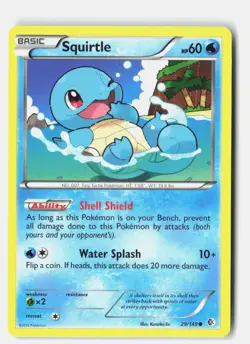 Squirtle 29/149 Common Boundaries Crossed Pokemon Lightly Played Kanako Eo - Image 1