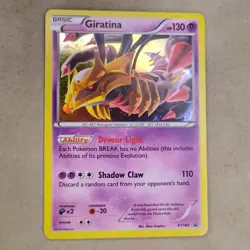 NM Near Mint Pokemon TCG Giratina XY184 Black Star Promo Cosmos Holo Rare 2016 - Image 1