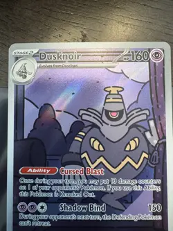 Pokemon Dusknoir TCG Illustration Rare Holo Card 070/064 Shrouded Fable NM - Image 1