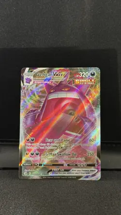 Gengar VMAX Full Art 157/264 Pokemon Card Swsh08: Fusion Strike Holo NM - Image 1
