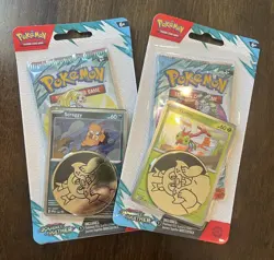 Pokemon Journey Together Blister Pack Lot (2) Scraggy + Yanma Sealed Boosters - Image 1