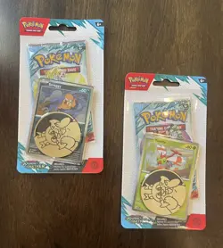 Pokemon Journey Together Blister Pack Lot (2) Scraggy + Yanma Sealed Boosters - Image 2