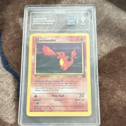 TAG 9 Charmander Team Rocket 50/82 2000 WOTC English Pokemon TCG 40 HP - Image 3