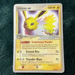 Pokemon TCG Jolteon ex World Championship Holo Rare Card 109/113 HP100 English - Image 1