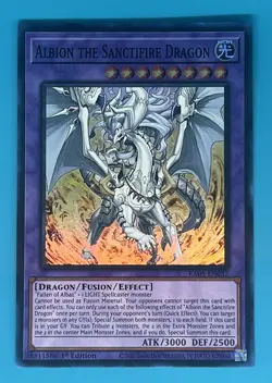 Yu-Gi-Oh! RA05: EN037-ALBION The Sanctifire Dragon 1st Edition - Image 1