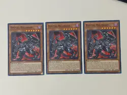Yugioh - Bystial Baldrake x 3 - 1st Edition LP - Plus Free Holographic Card - Image 1