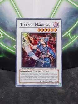 Yugioh Tempest Magician SOVR-ENSE1 Limited Edition Super Rare NM - Image 1