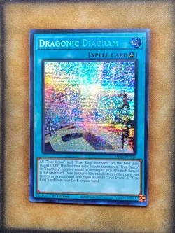 Yugioh Dragonic Diagram MP25-EN139 Secret Rare 1st Ed NM - Image 1