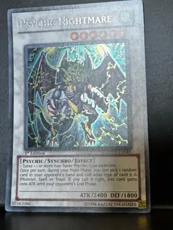 Yu-Gi-Oh! YuGiOh Psychic Nightmare DREV-EN085 Secret Rare Duelist Revolution 1st - Image 3