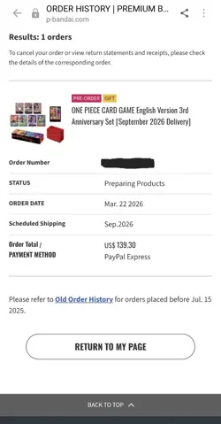 ✅PRESALE* ONE PIECE CARD GAME English Version 3rd Anniversary Set - Image 2