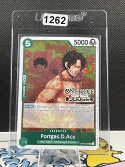 Portgas.D.Ace OP09-035 Judge Pack Vol. 6 Stamped Foil Judge Card (1262) - Image 1